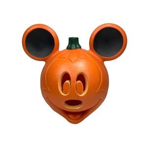 Halloween Blow Mold Mickey Mouse Pumpkin Jack O Lantern- NO Bulb